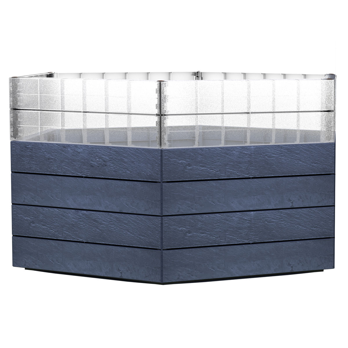 Garantia Hochbeet ERGO Turbo XL 75 Stone inkl FLORA