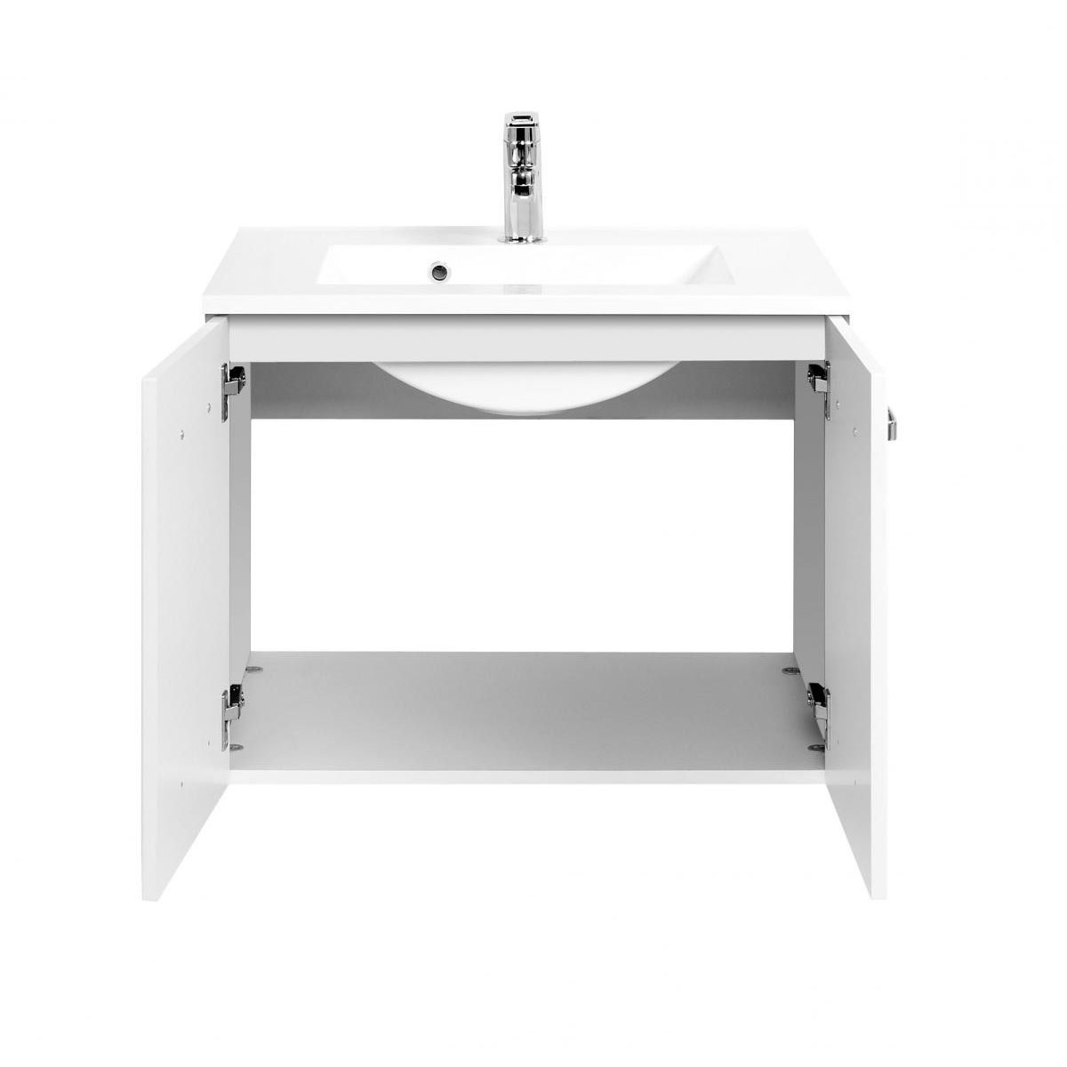 HELD Waschtisch 70 weiß Hochglanz 2Türen Bild 2