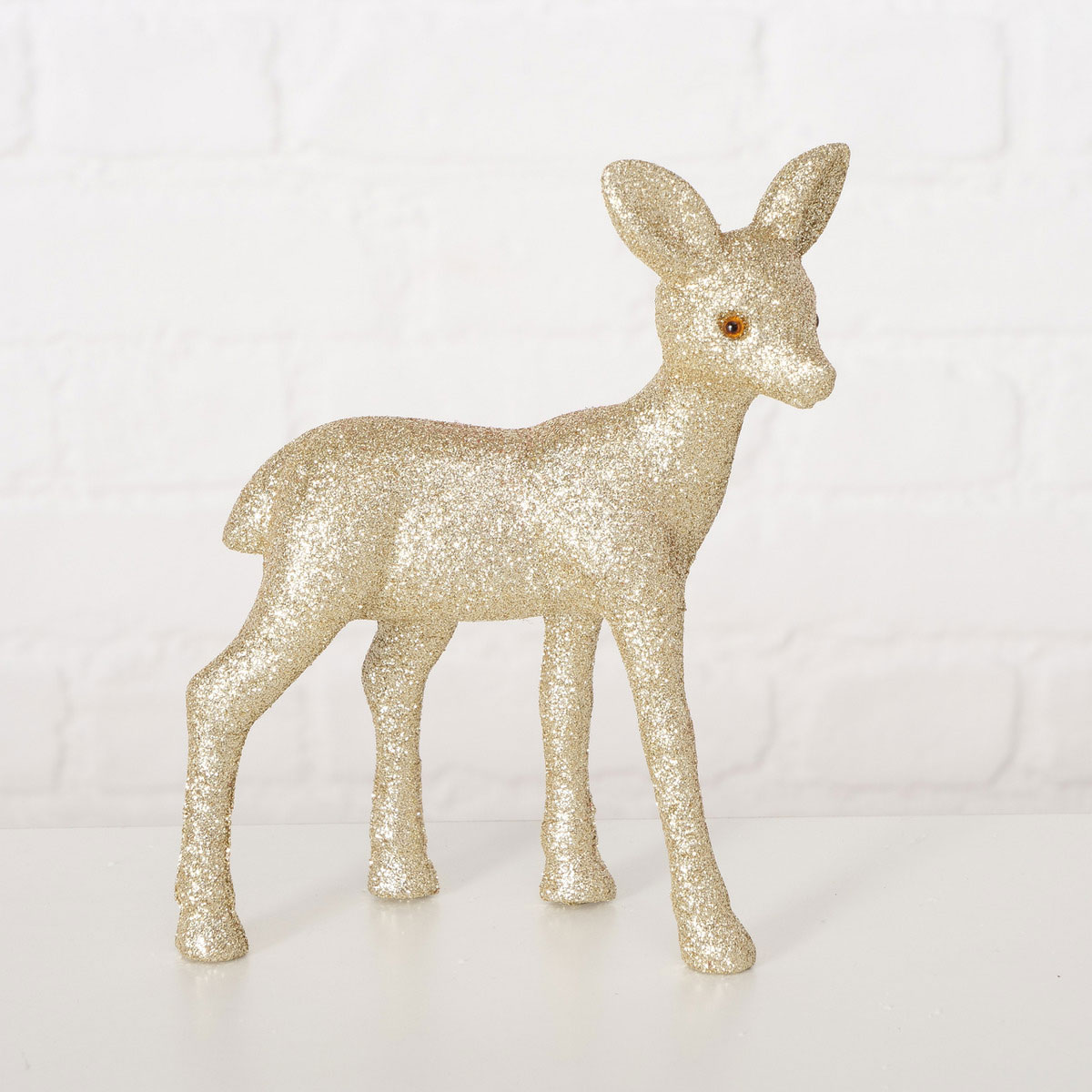 Figur Nelle Reh 2 teilig 13 x 5 x 15 cm gold Kunststoff Bild 8