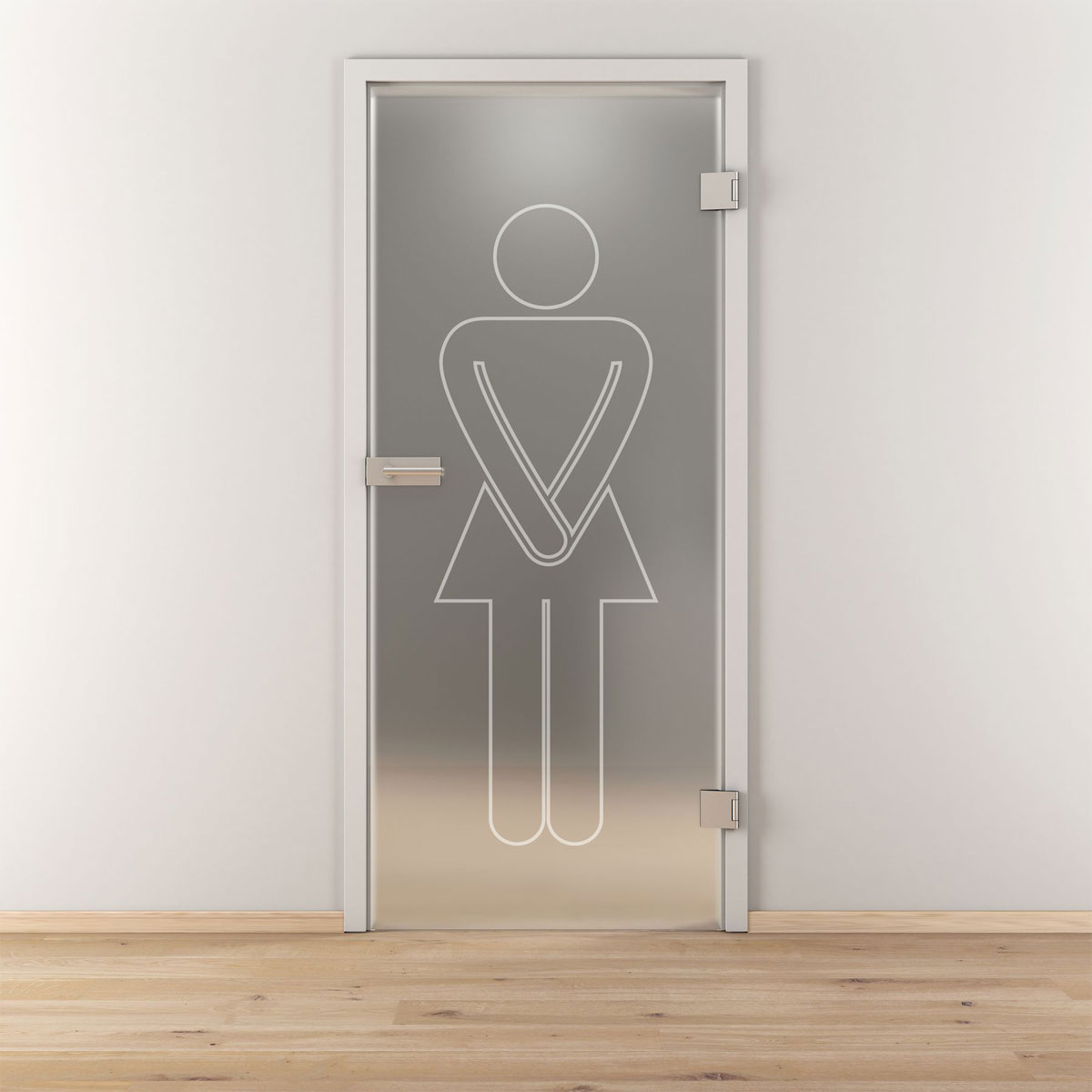 Novadoors Glasdrehtür NOVA 628 mattiert 83,4 x 197,2 cm Rechts