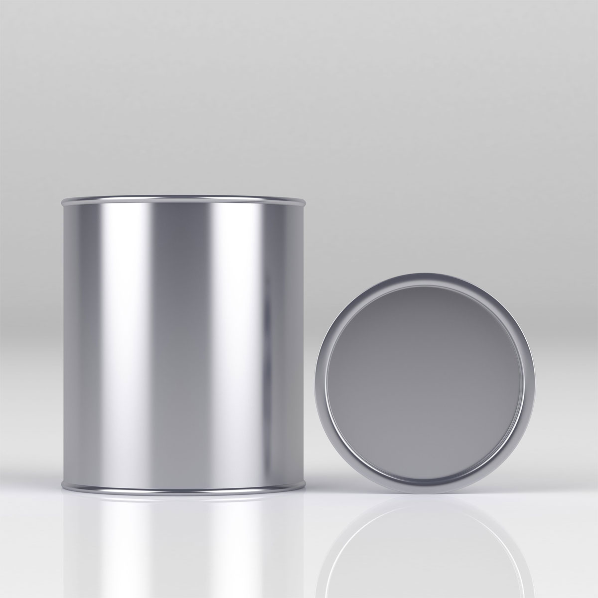 Leerdose und Deckel 0,75 L Bild 2