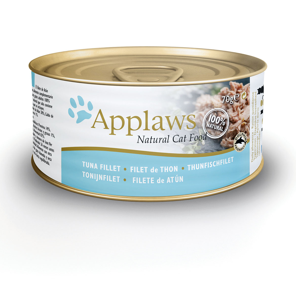 Applaws  Nassfutter in der Dose mit Thunfischfilets 70g Bild 1
