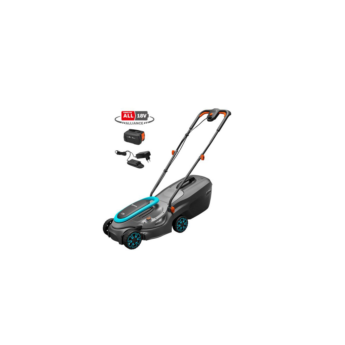 Gardena  Akku-Rasenmäher PowerMax 32/18V P4A Ready-To-Use Set