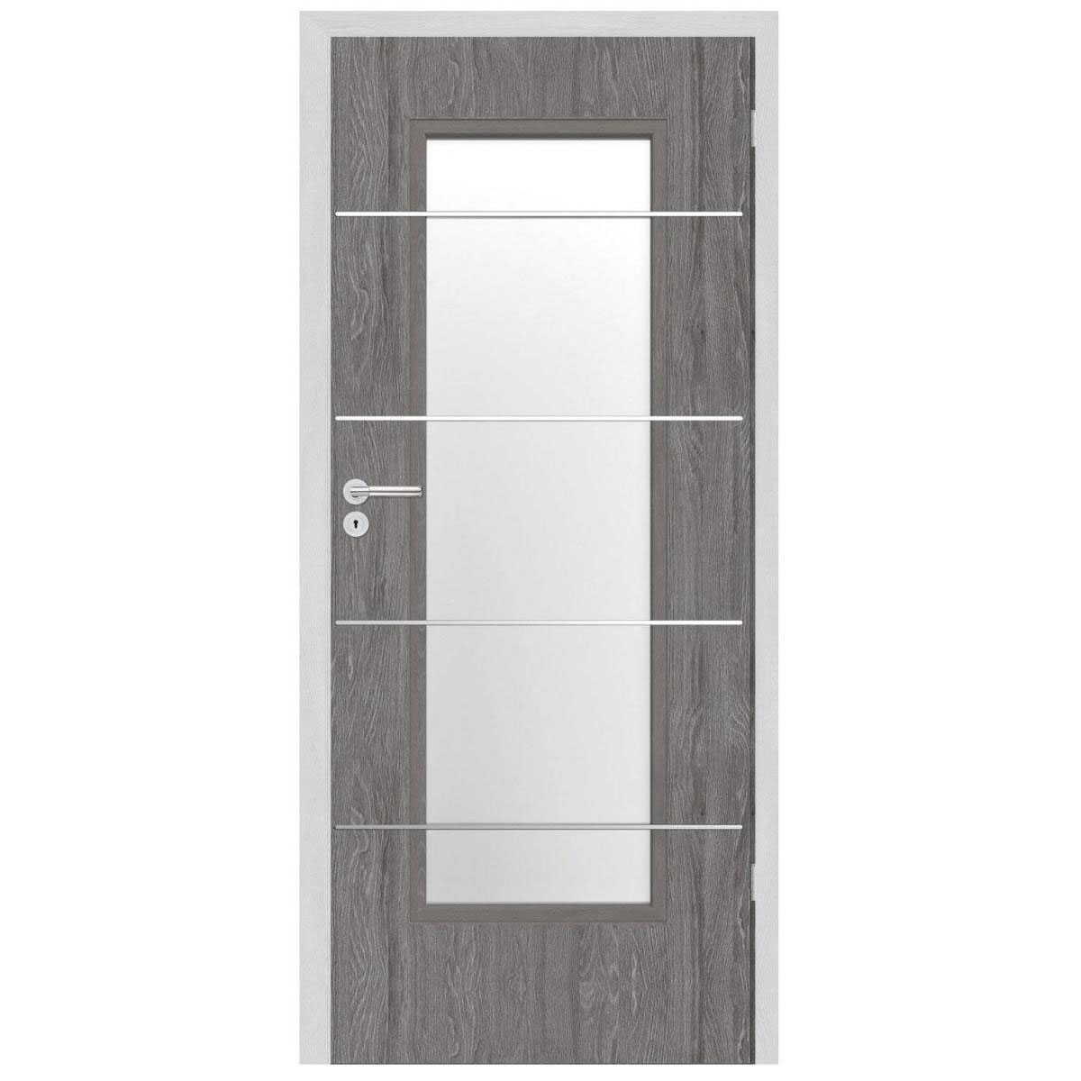 Classen Zimmer-Tür M.1 Eiche Grigio CPL 86 cm Anschlag links