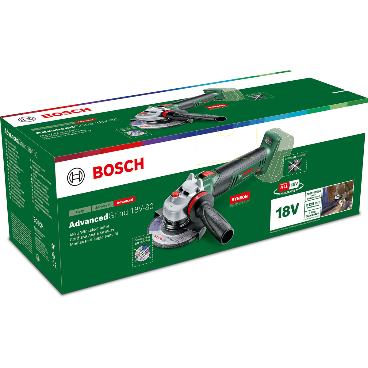 Bosch  Akku-Winkelschleifer Advanced Grind 18V-80 Bild 2