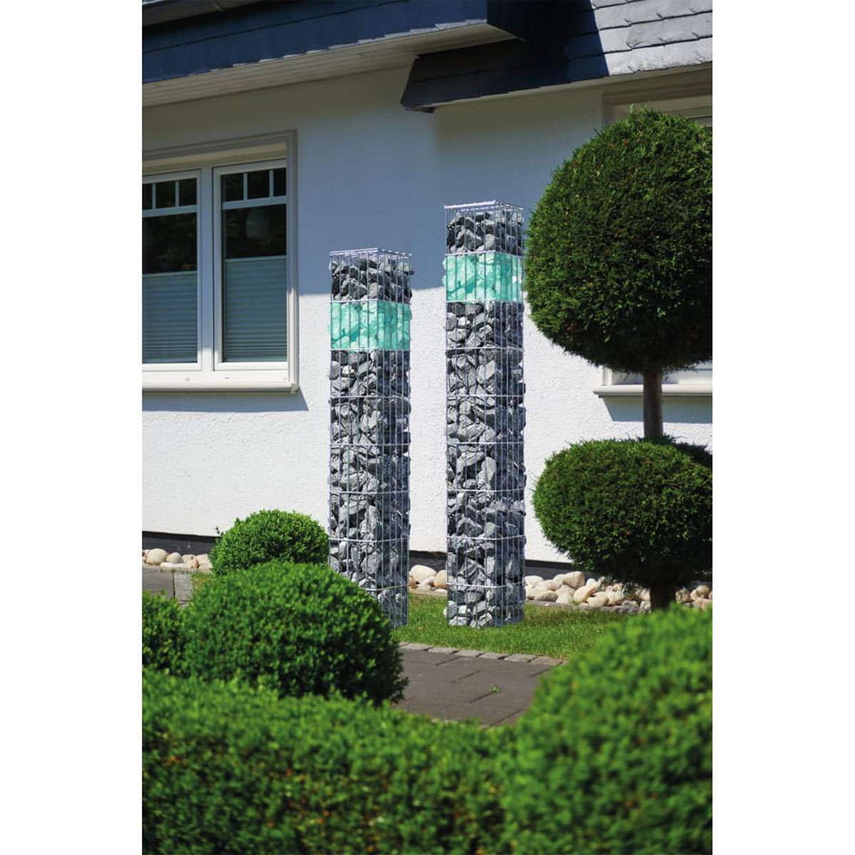 Wilk Gabionen-Säule 25 x 140 x 25 cm Bild 3