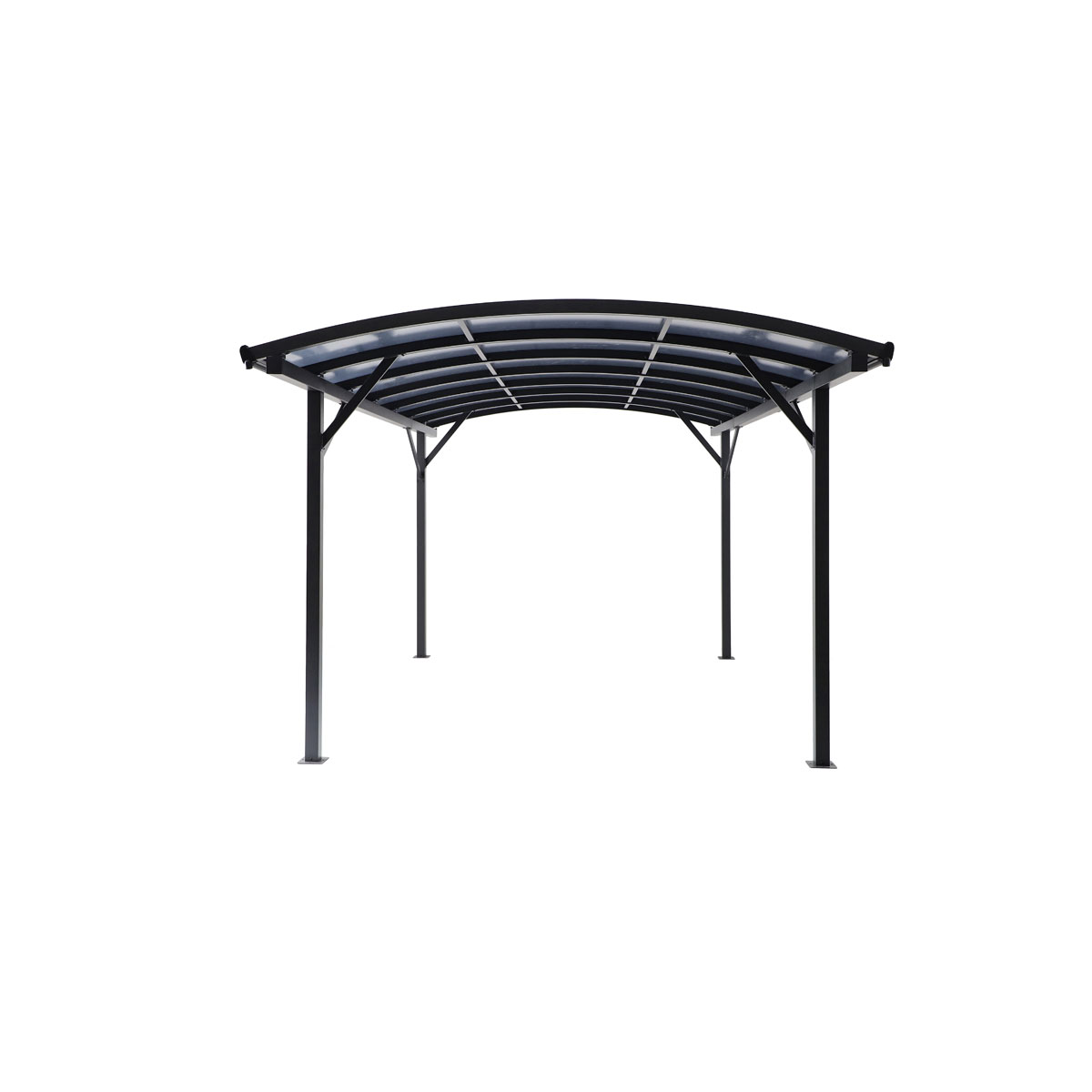 Durabil Aluminium-Carport antrahzit 2,9 x 2,4 x 5 m Bild 4
