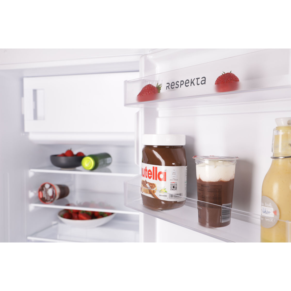 Respekta Einbaukühlschrank KS 88.4 weiß mit Gefrierfach Bild 6