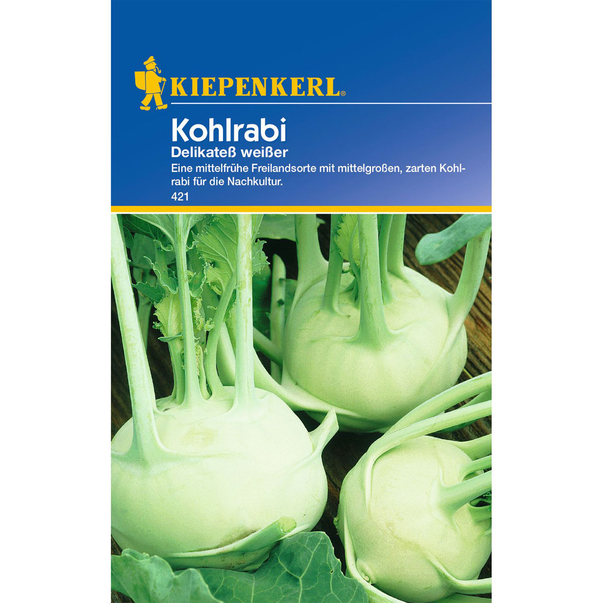 Kiepenkerl Kohlrabi Delikateß weiß