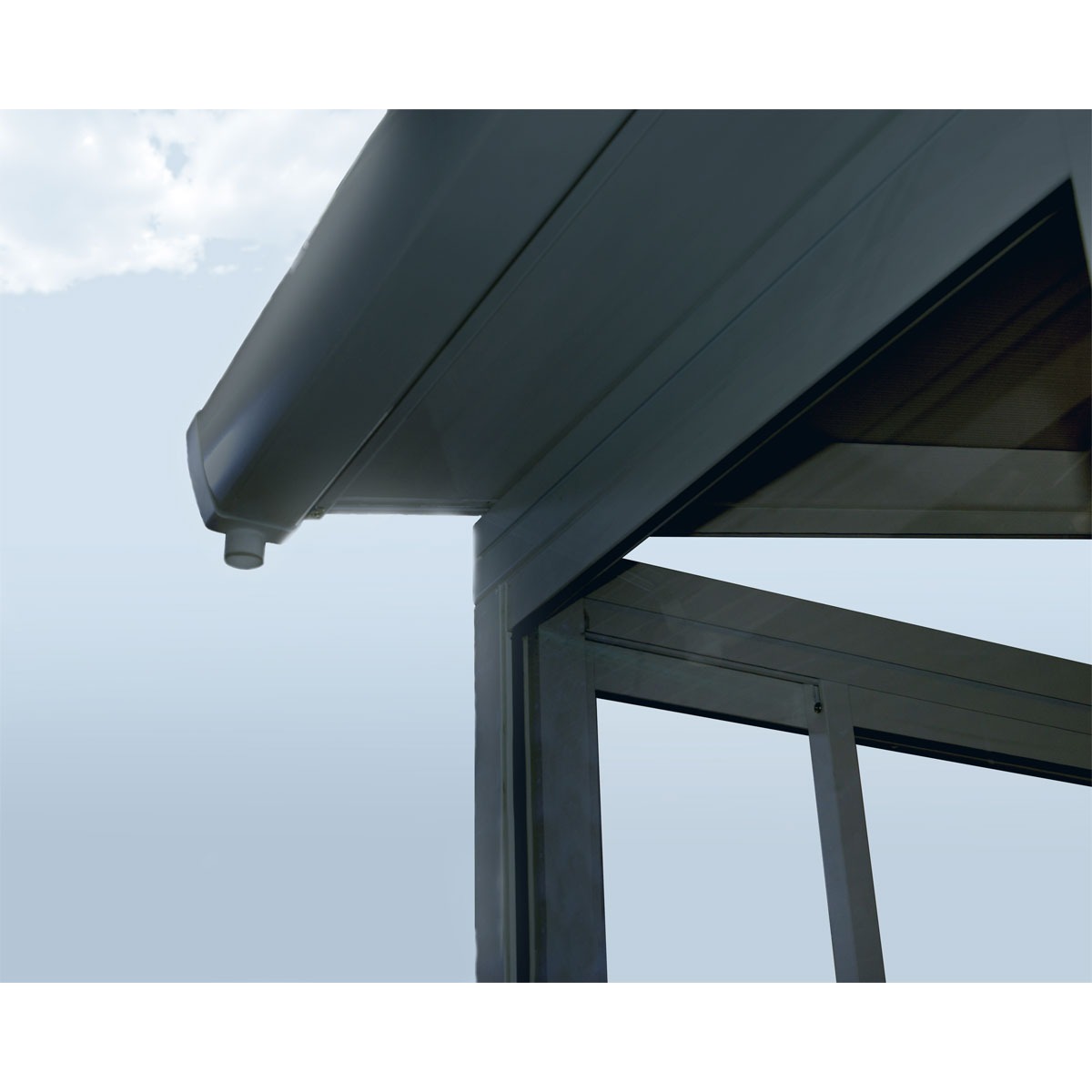 Palram Canopia SanRemo Alu Wintergarten Polycarbonat 3x5,6 m grau Bild 4