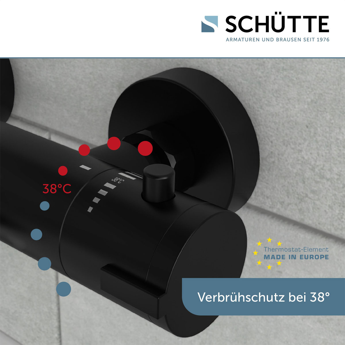 Schütte  Wannenfüllarmatur „London“  Schwarz matt  Bild 3