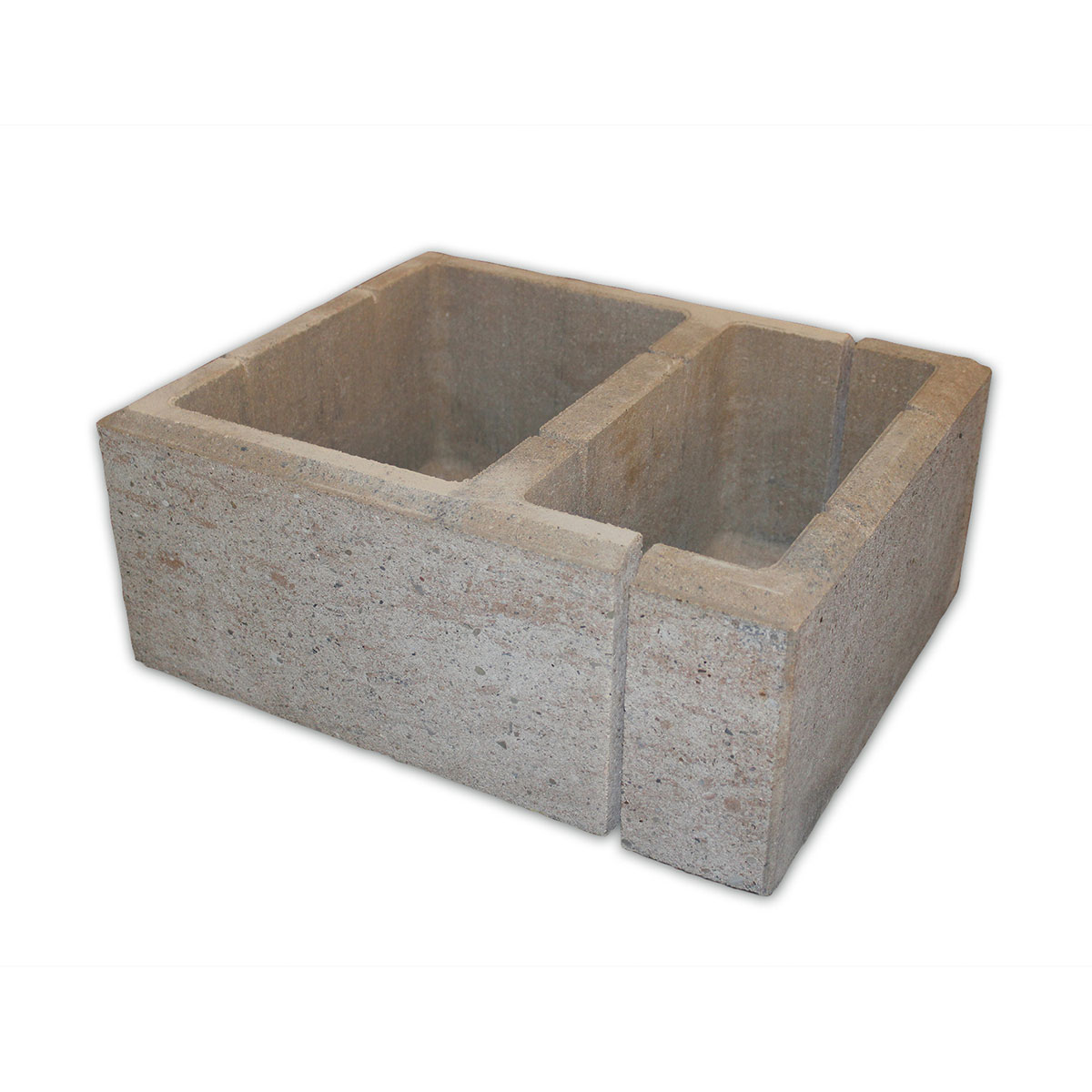 Diephaus Mauerstein Moderna Muschelkalk 50 x 40 x 20 cm