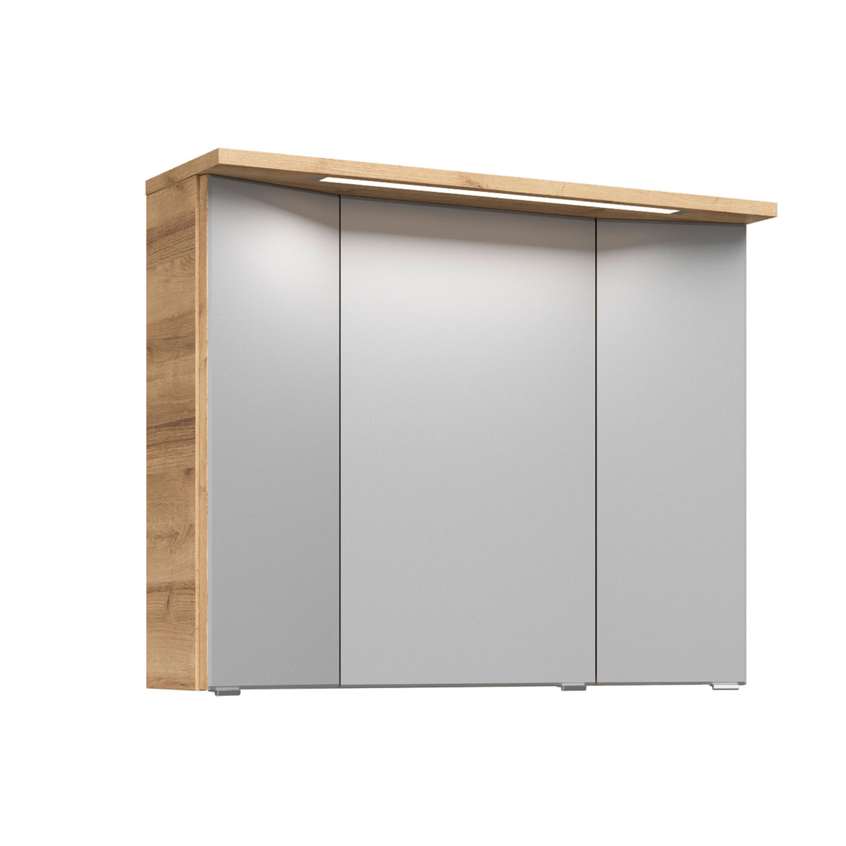 Pelipal Spiegelschrank Trentino Eiche inkl LED Leuchtmittel