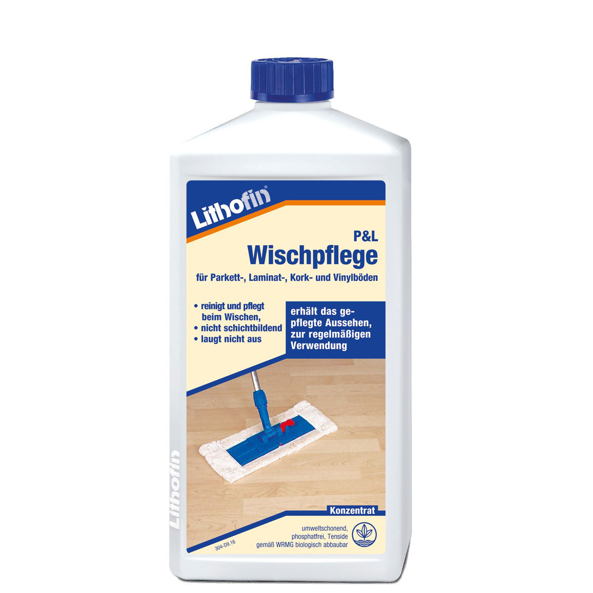 Parkett-/Laminat-Wischpflege 1l Lithofin