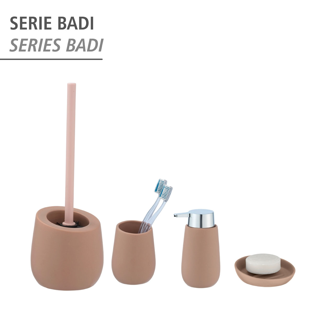 Wenko Seifenspender Badi sand 320 ml Bild 5