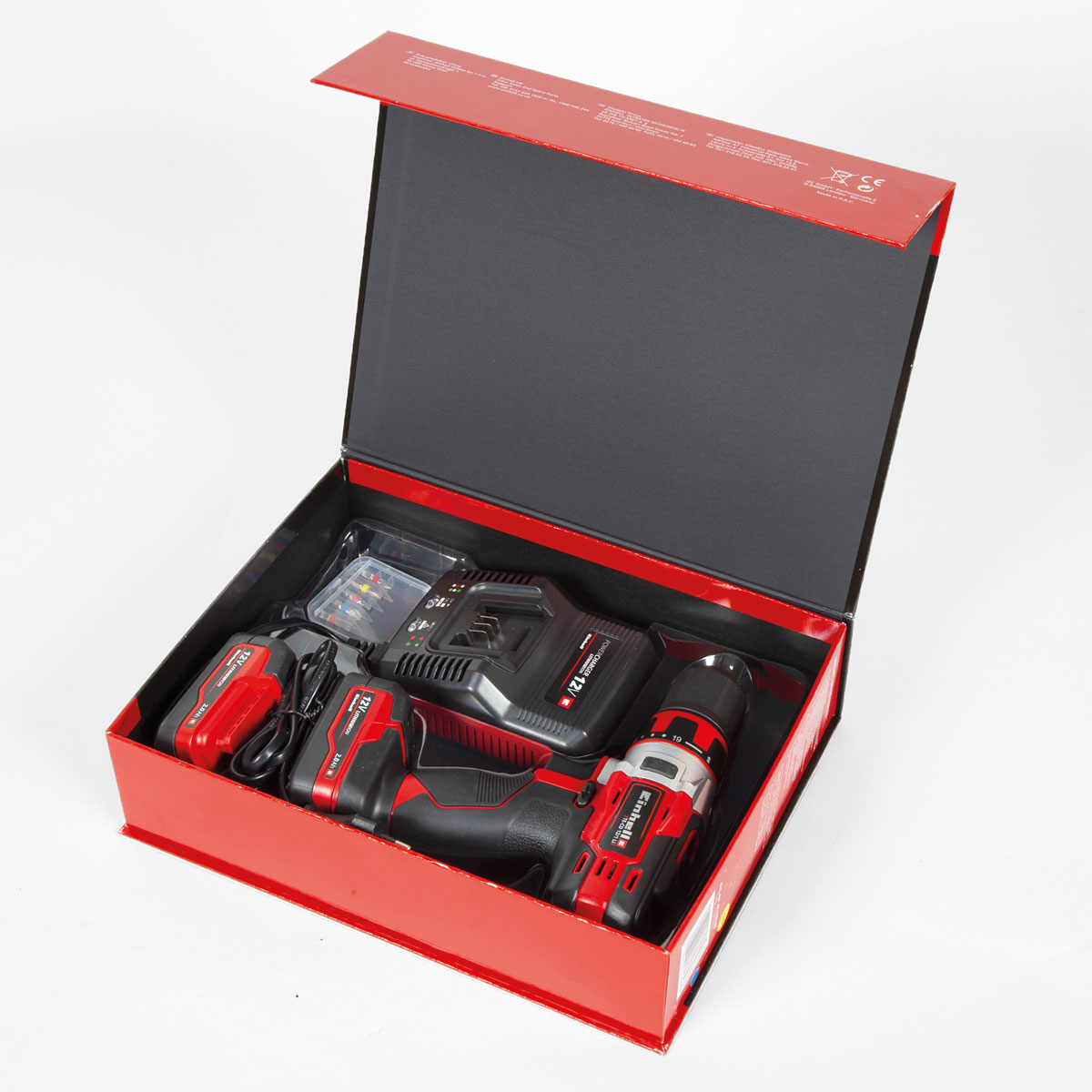 Einhell Akku-Bohrschrauber-Set TE-CD 12/1 Li 4-teilig Bild 3