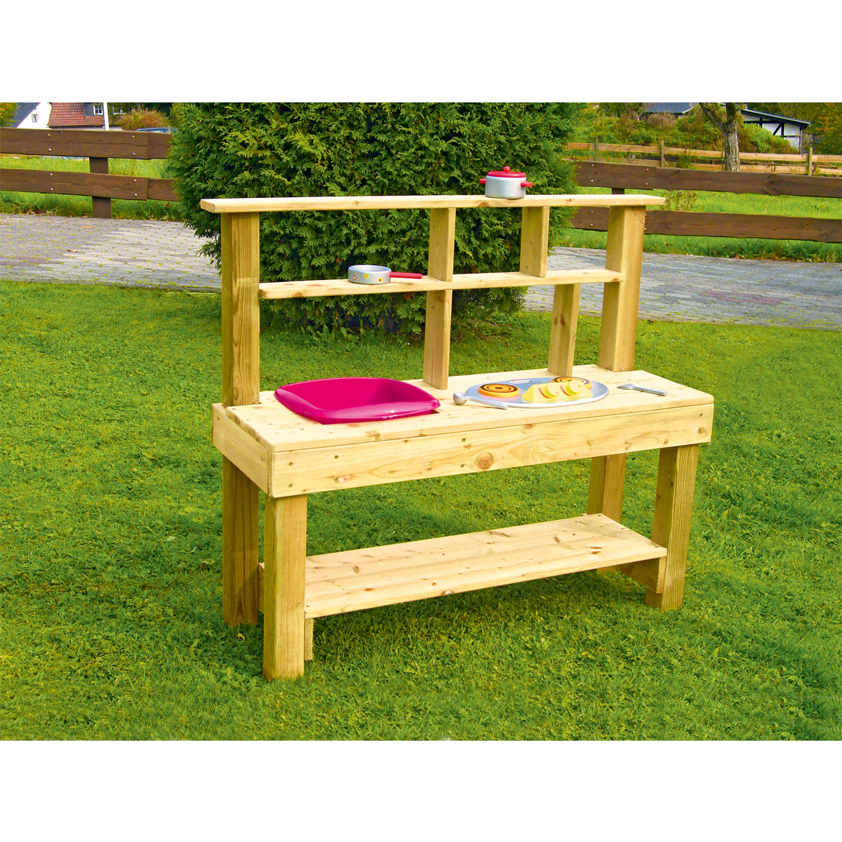 Kinder-Outdoorküche Pia Bausatz 120 x 103 x 40 cm