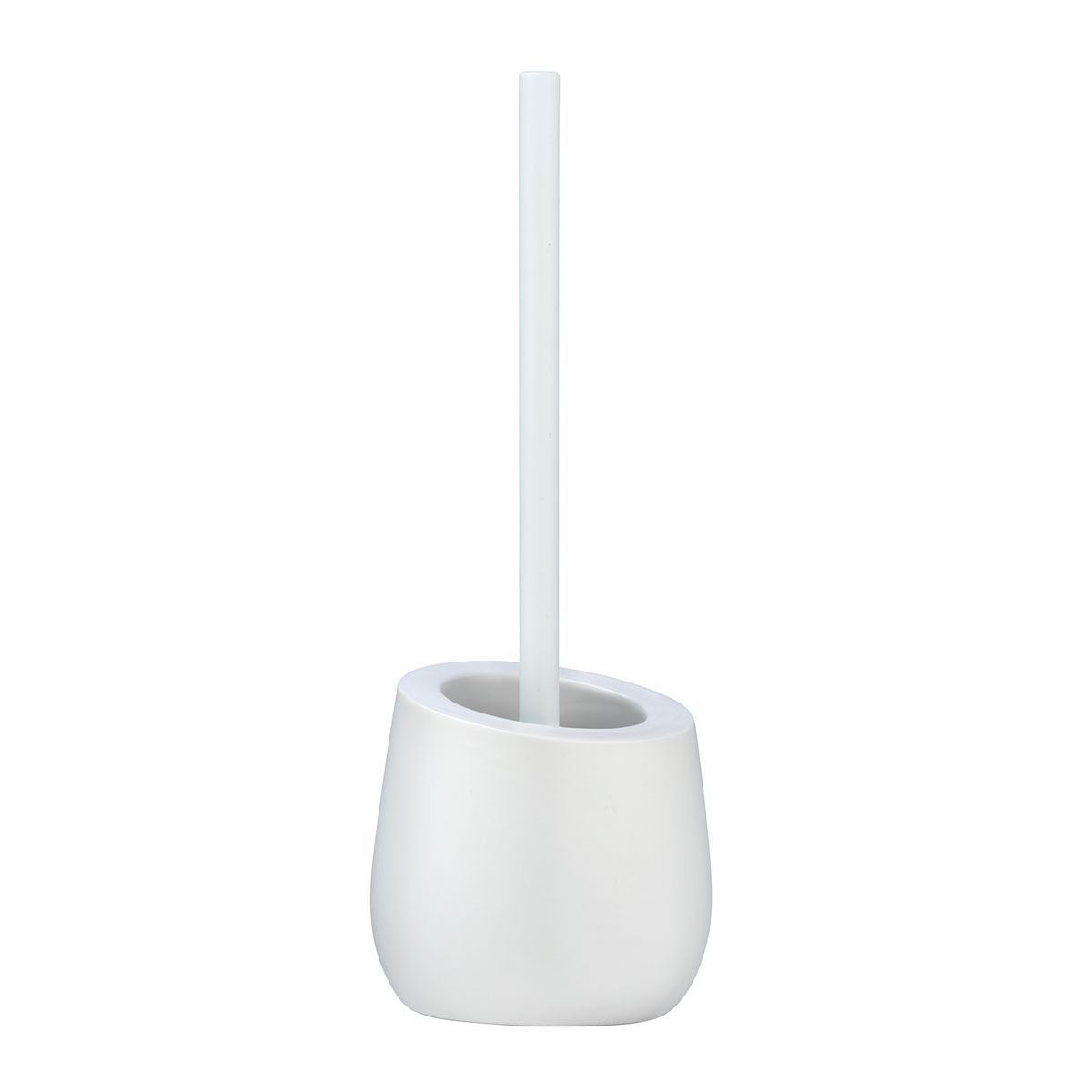 Wenko  WC-Garnitur Badi Weiß Keramik WC-Bürstenhalter Bild 6