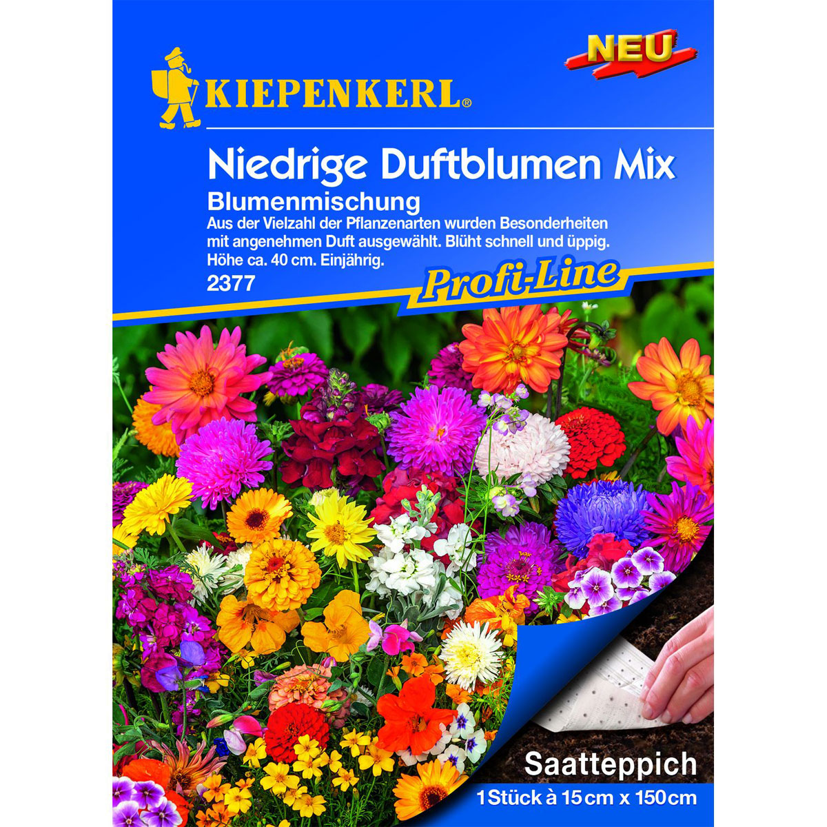 Kiepenkerl Blumenmischung Niedrige Duftblumen Saatteppich