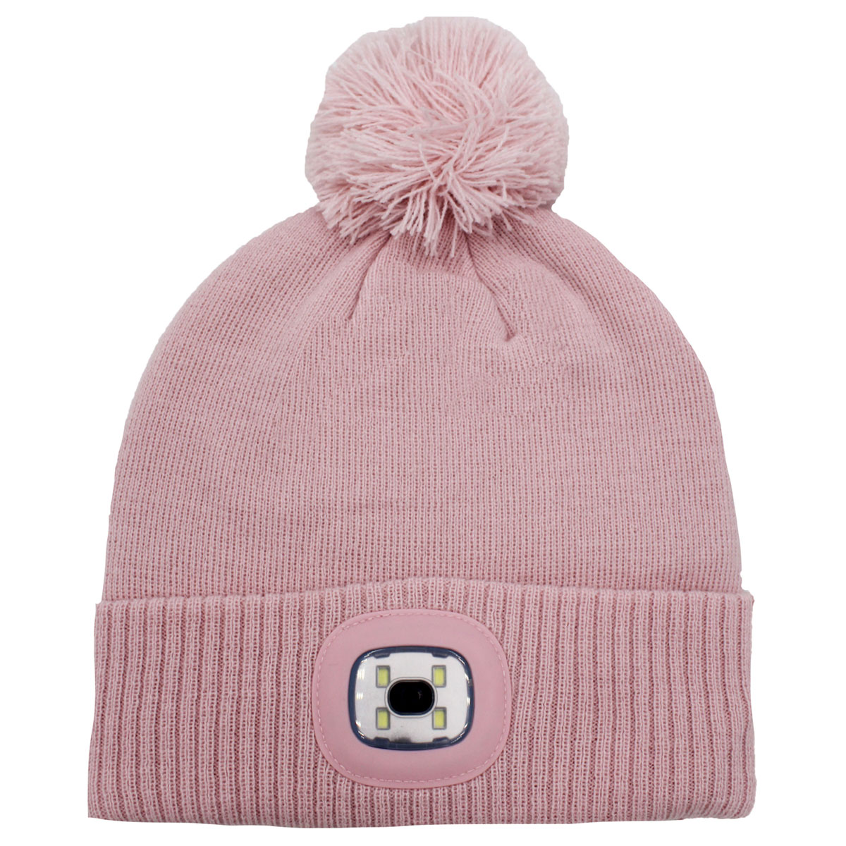 Mütze mit Bommel und LED Lampe Bild 4