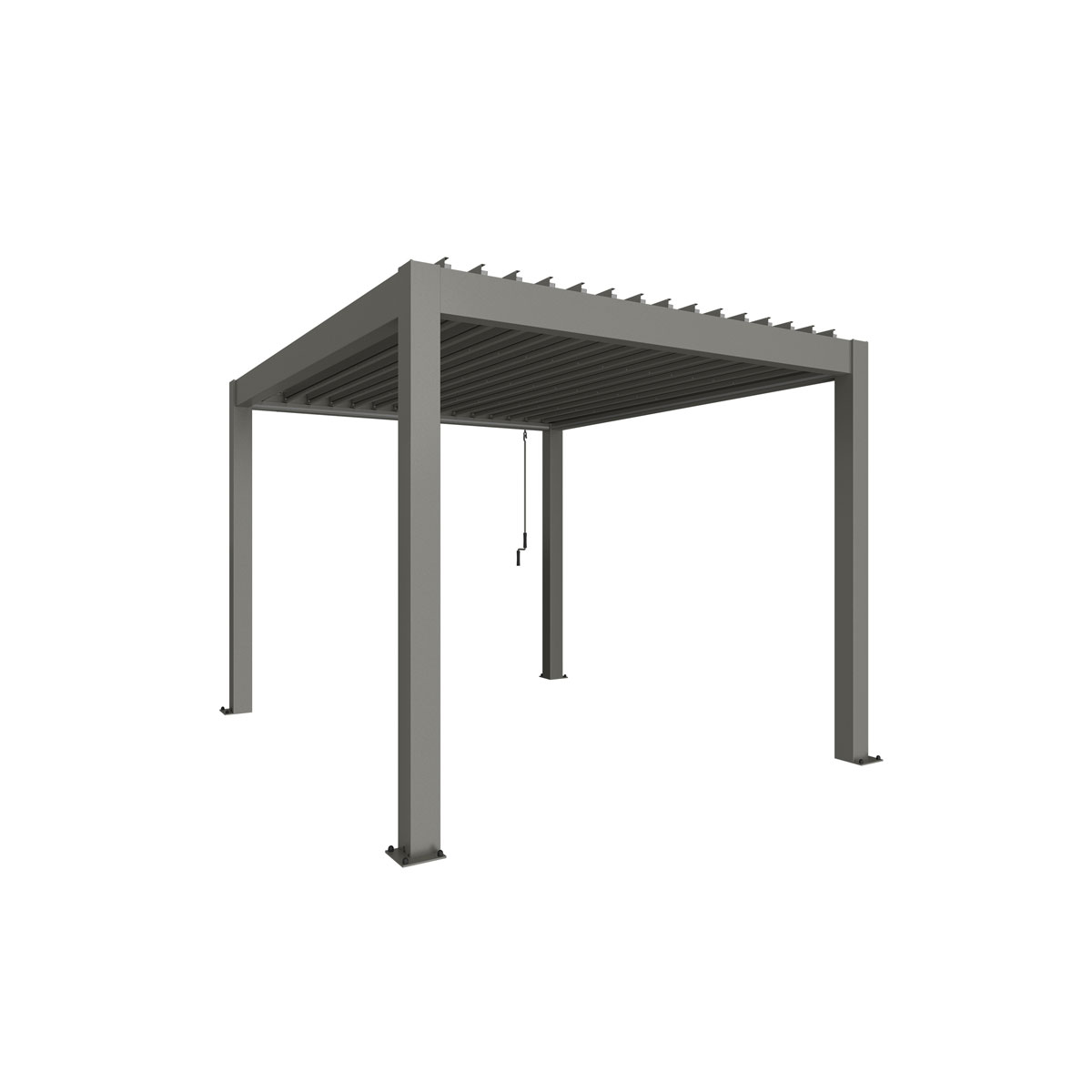 Biohort Pergola Gr. 3 x 3,5 quarzgrau-metallic
