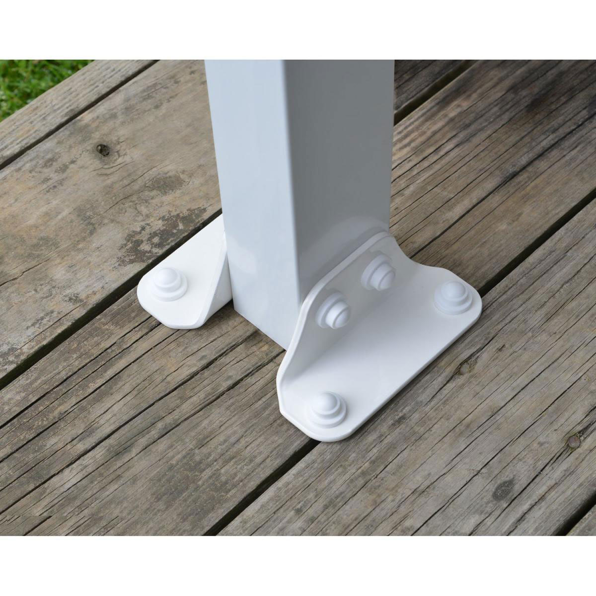 Palram Terrassenüberdachung Olympia 300 x 300 cm weiß Bild 4