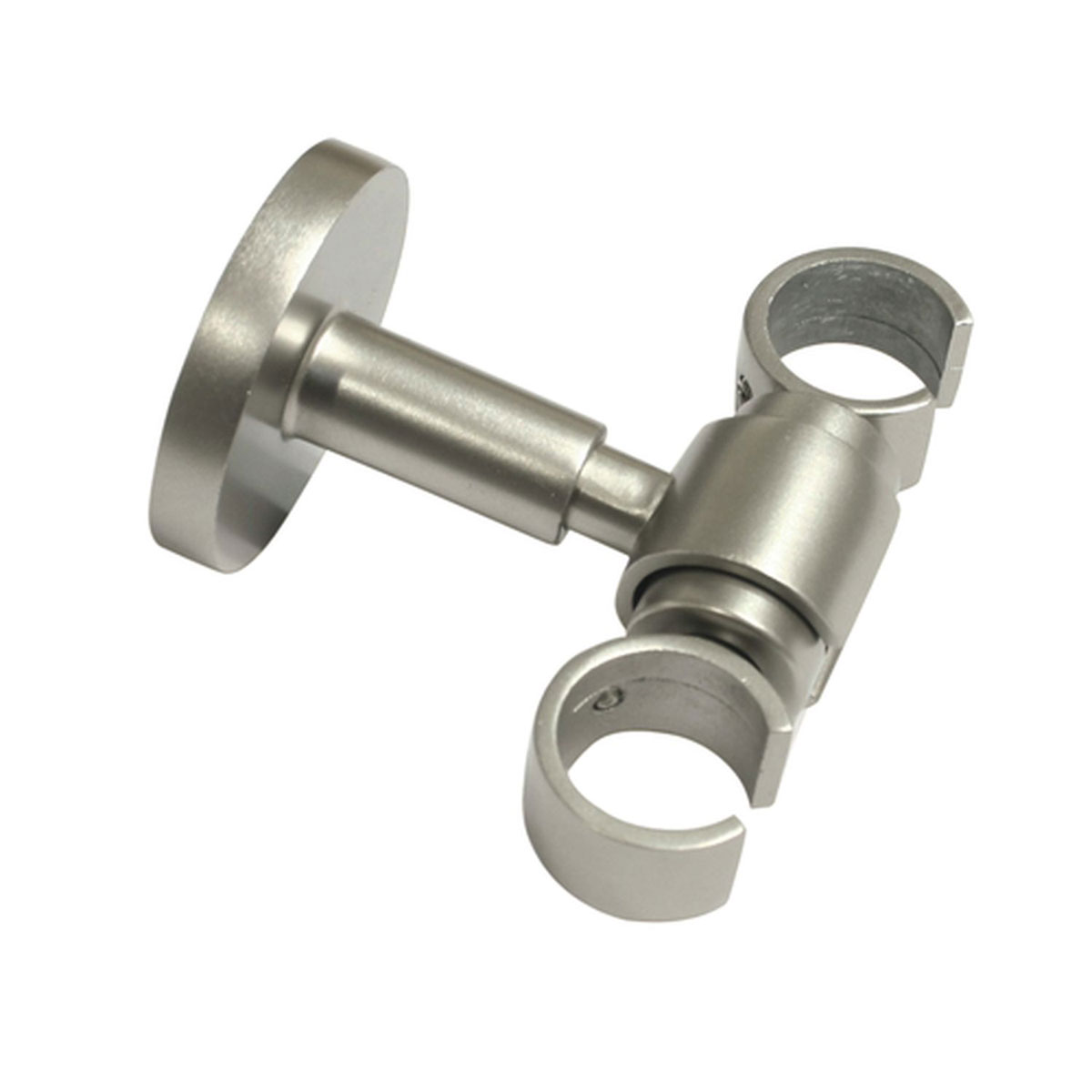 Gardinia Deckenträger 1-Lauf oder 2-Lauf für Durchmesser 20 mm silber-satin 5