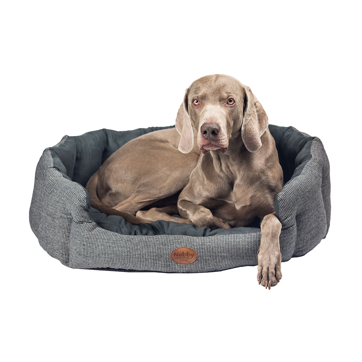 Nobby Komfort-Bett Josi oval 65 x 57 x 22 cm grau Bild 2