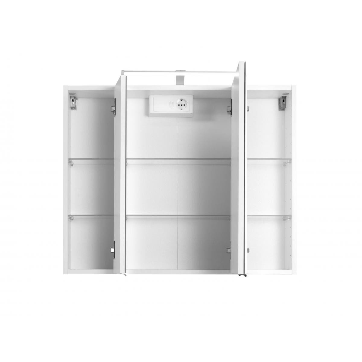 HELD Spiegelschrank 80 weiß 3 Spiegeltüren Bild 2