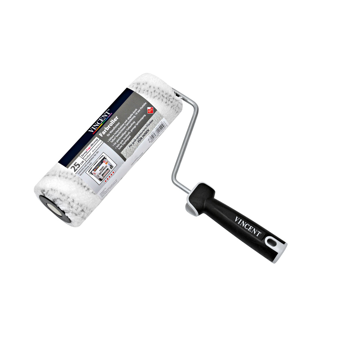 Vincent Farbroller-Set GreyTop Innen grob 25 cm Bild 1