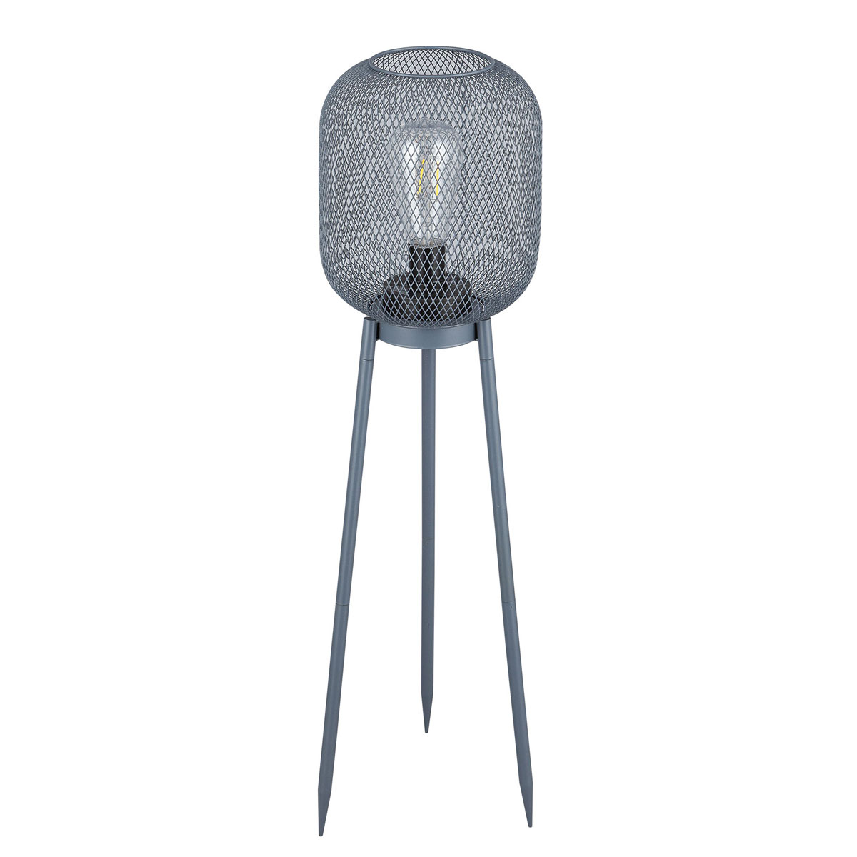 Flector Solar-Laterne Urban Nova 2in1 grau Metall warmweiße LED Bild 2