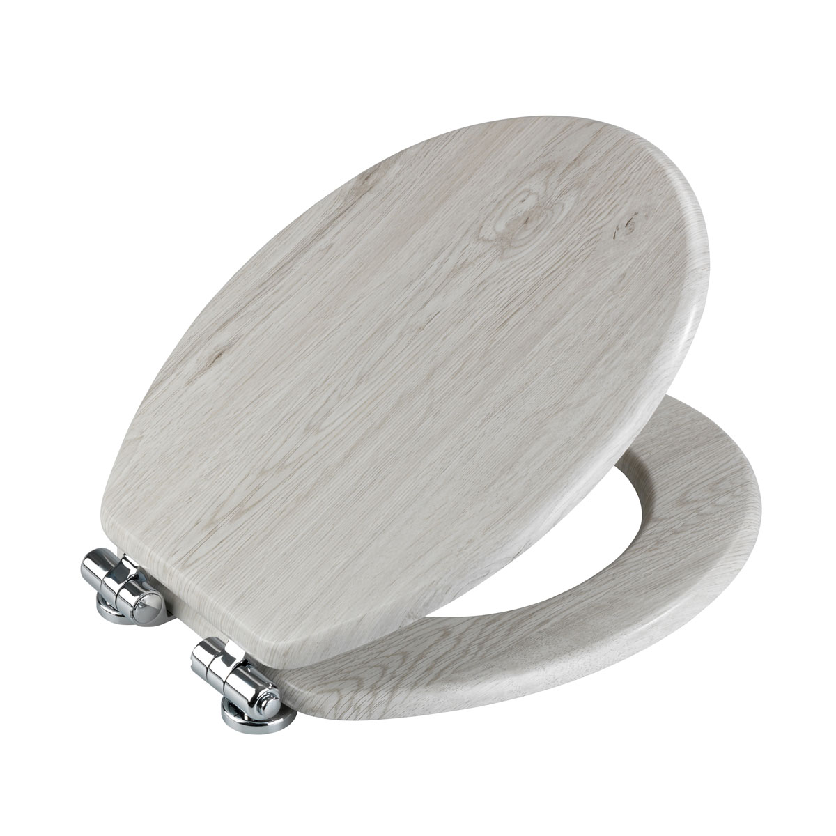 Wenko  WC-Sitz Eiche Grau mit Absenkautomatik Bild 3