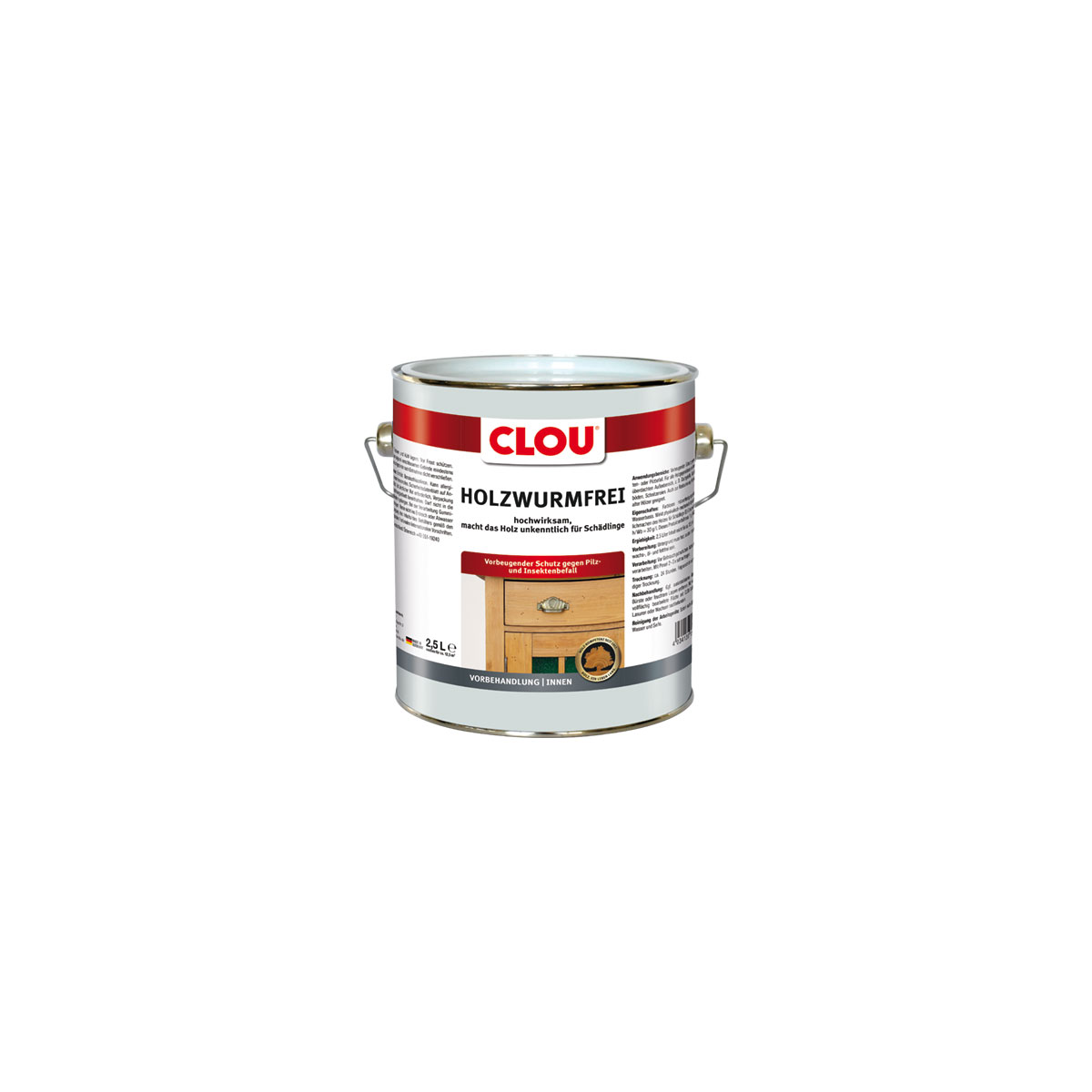 Clou Holzwurm-frei 2,5L