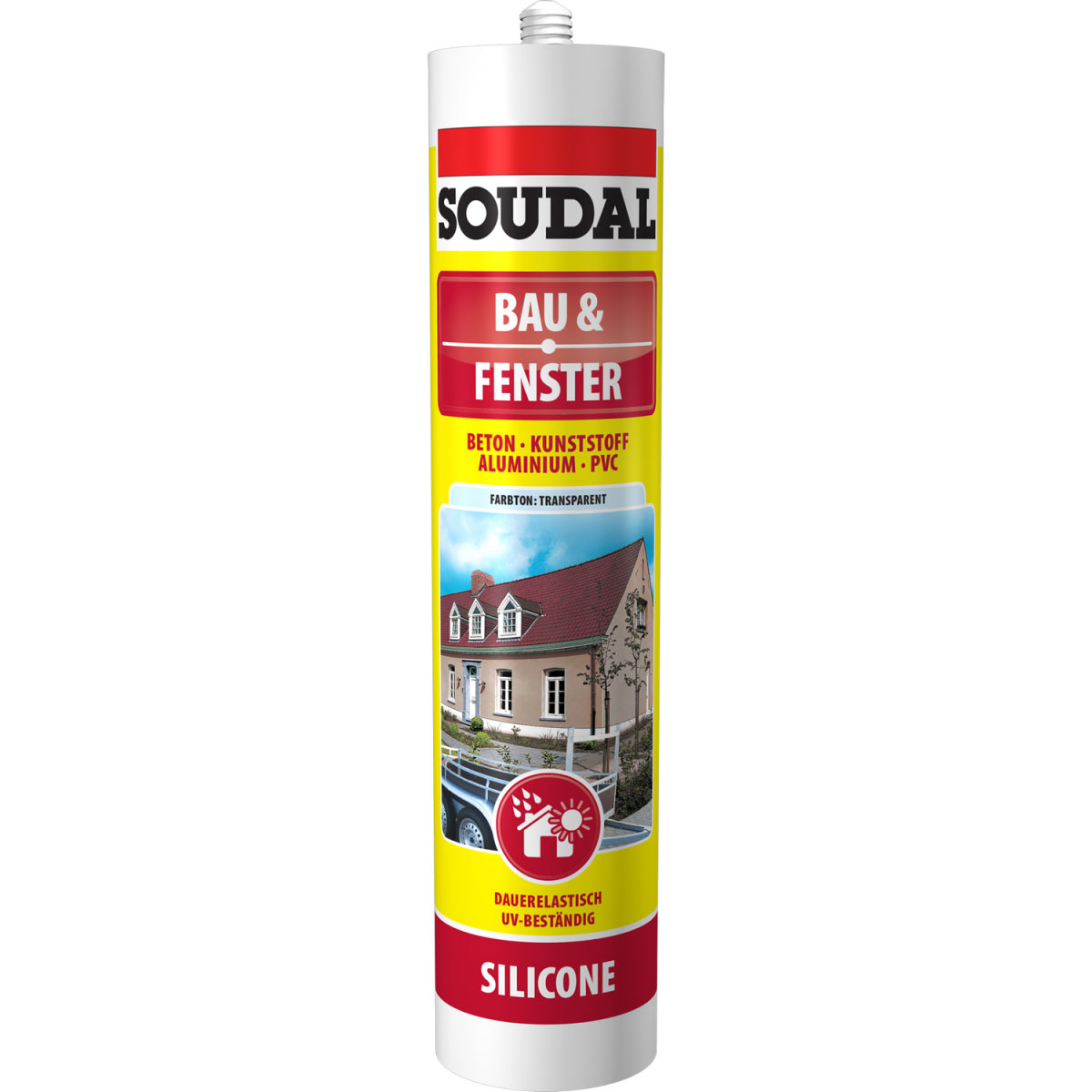 Soudal Bau und Fenster Silikon buche 300ml