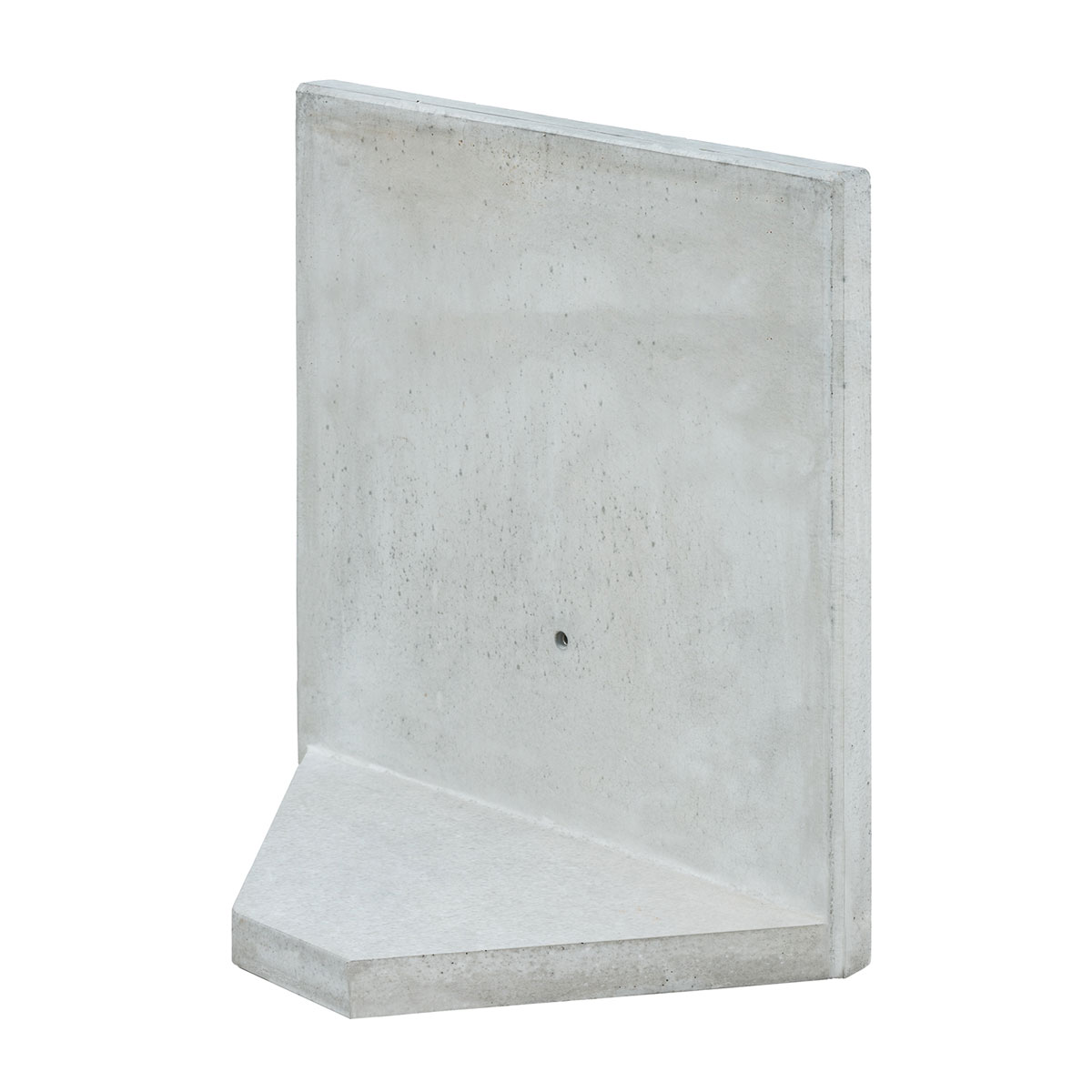 Diephaus  L-Stein Ecke Sichtbeton grau 100 x 100 x 45 x 5 cm