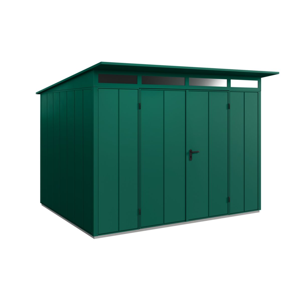 EcoStar  Gerätehaus Elegant-PTyp 3RAL6005 2 flg