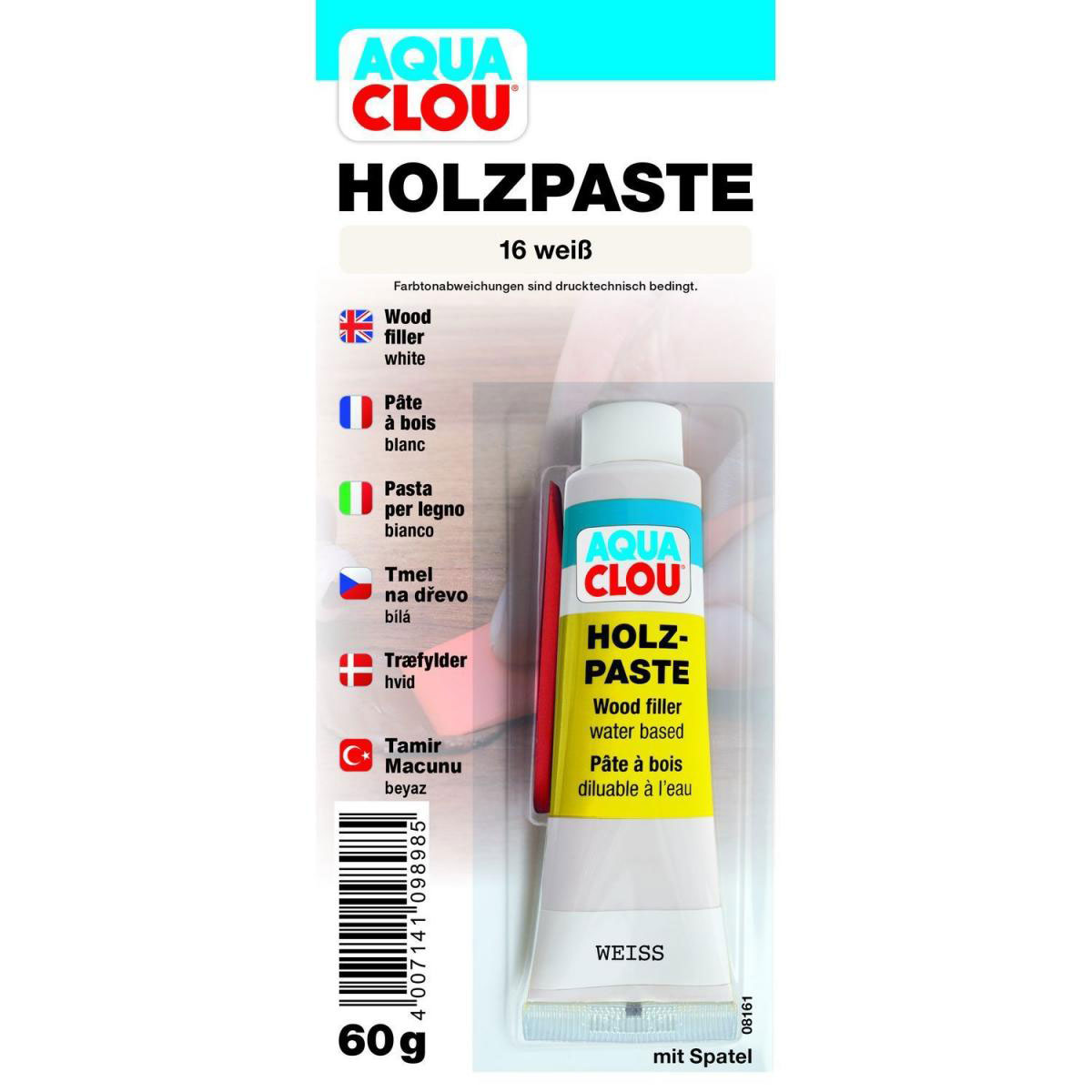 Clou Holzpaste Weiß 60 g