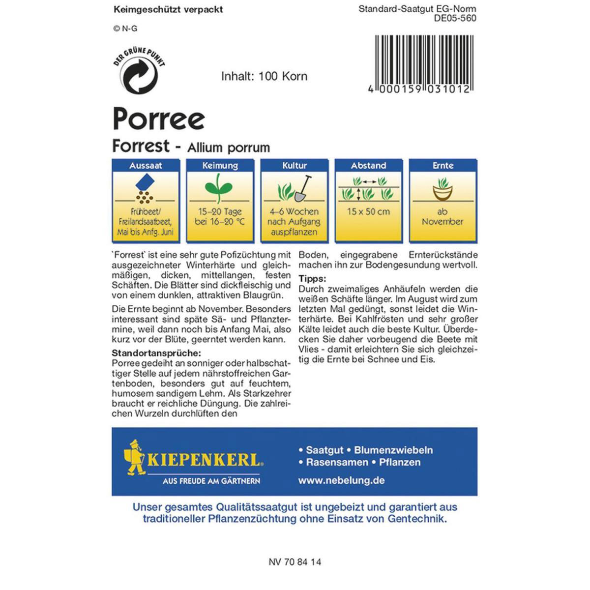 Kiepenkerl Porree Forrest Bild 2