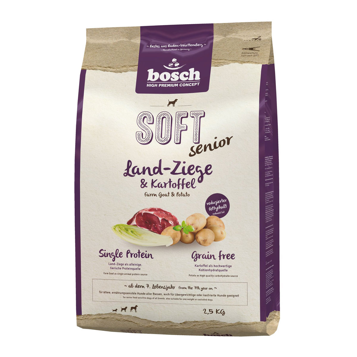 bosch high premium concept Soft Senior Ziege Kartoffel 2,5kg