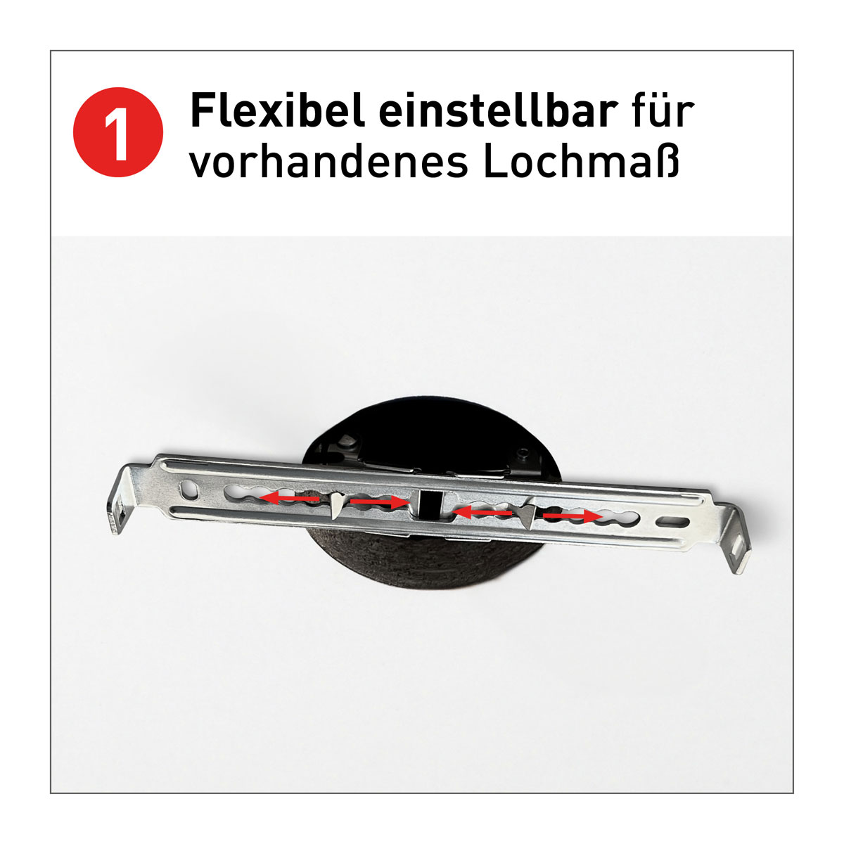 Naeve LED DL Bonus Metall/KS weissLxBxH: 21,7x21,7x1,6cm Bild 5