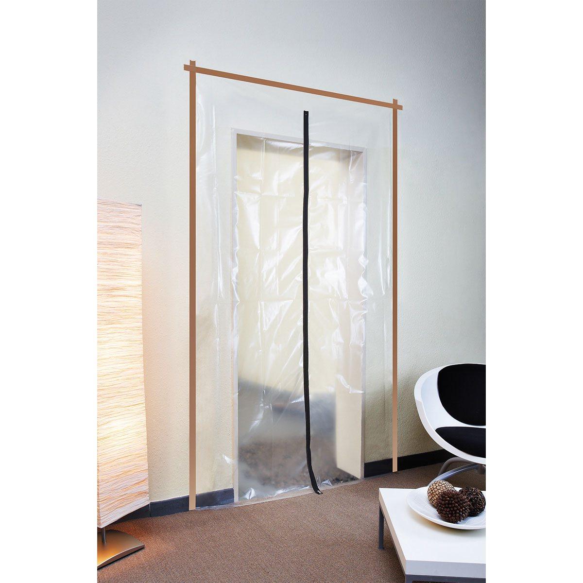 Wolfcraft  Staubschutztür 1250 mm 3- teilig  Bild 3