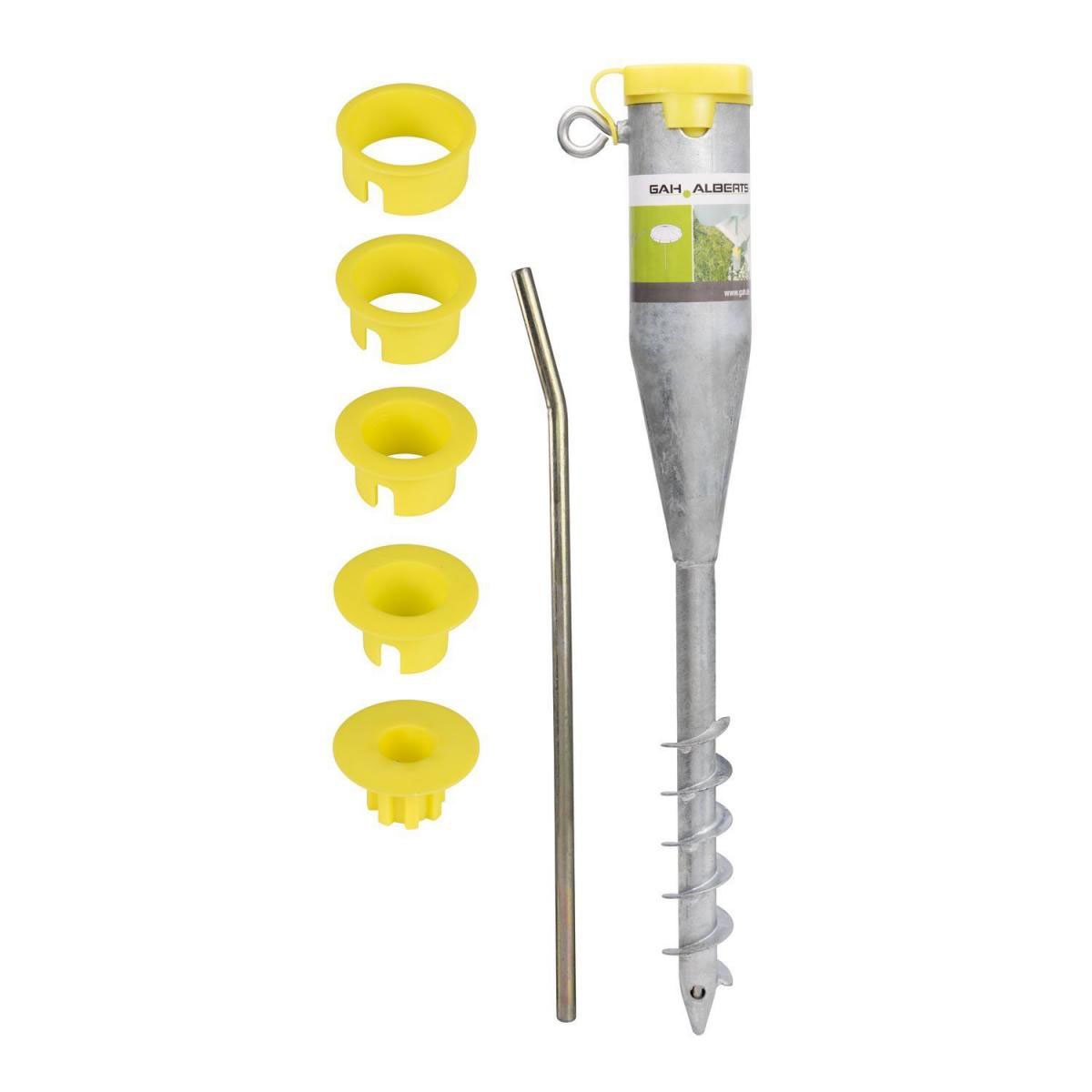 GAH Alberts Einschraubbodenhülse 560 mm Stahl feuerverzinkt