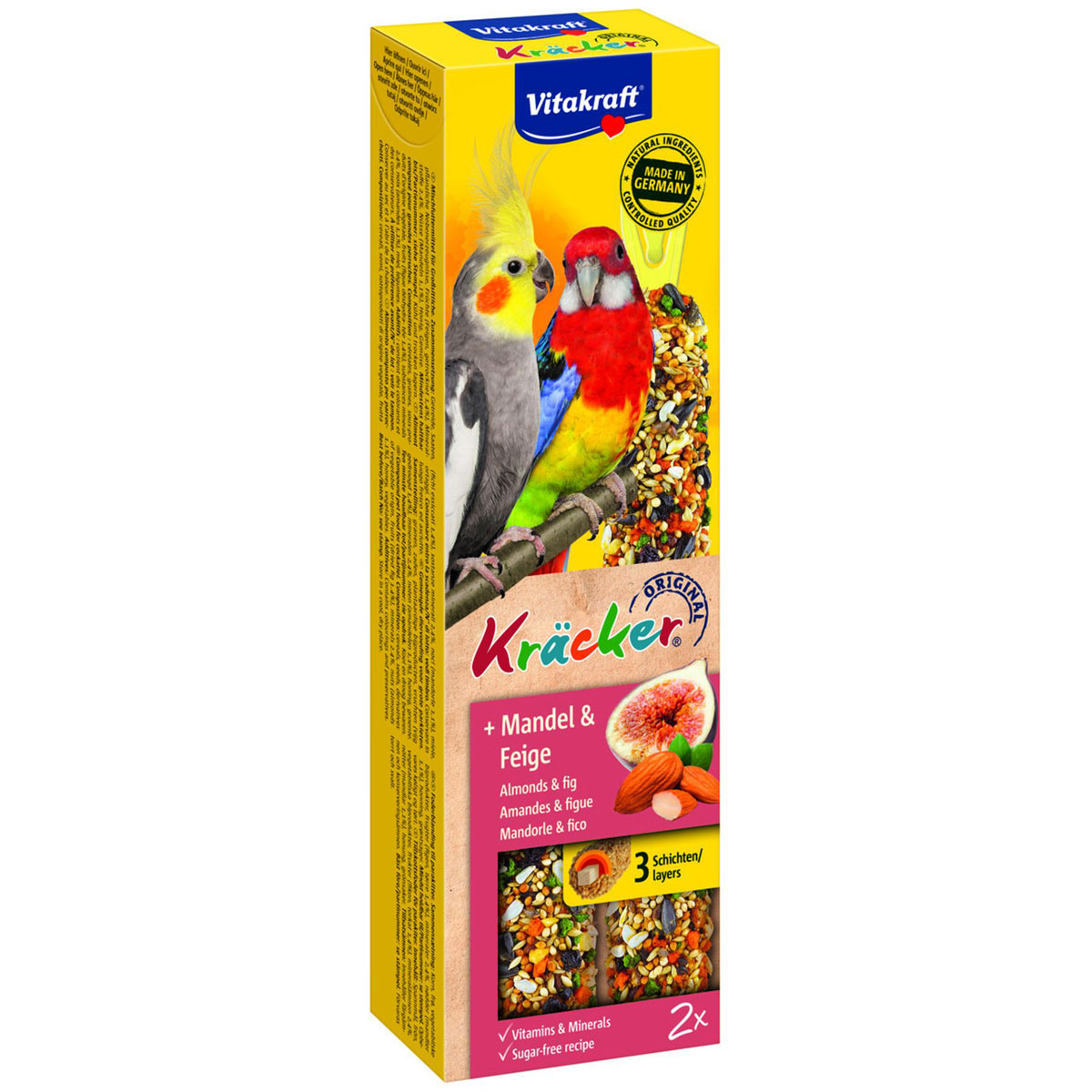 Vitakraft Vogel Kräcker Frucht 2er GroßsittichAustr.