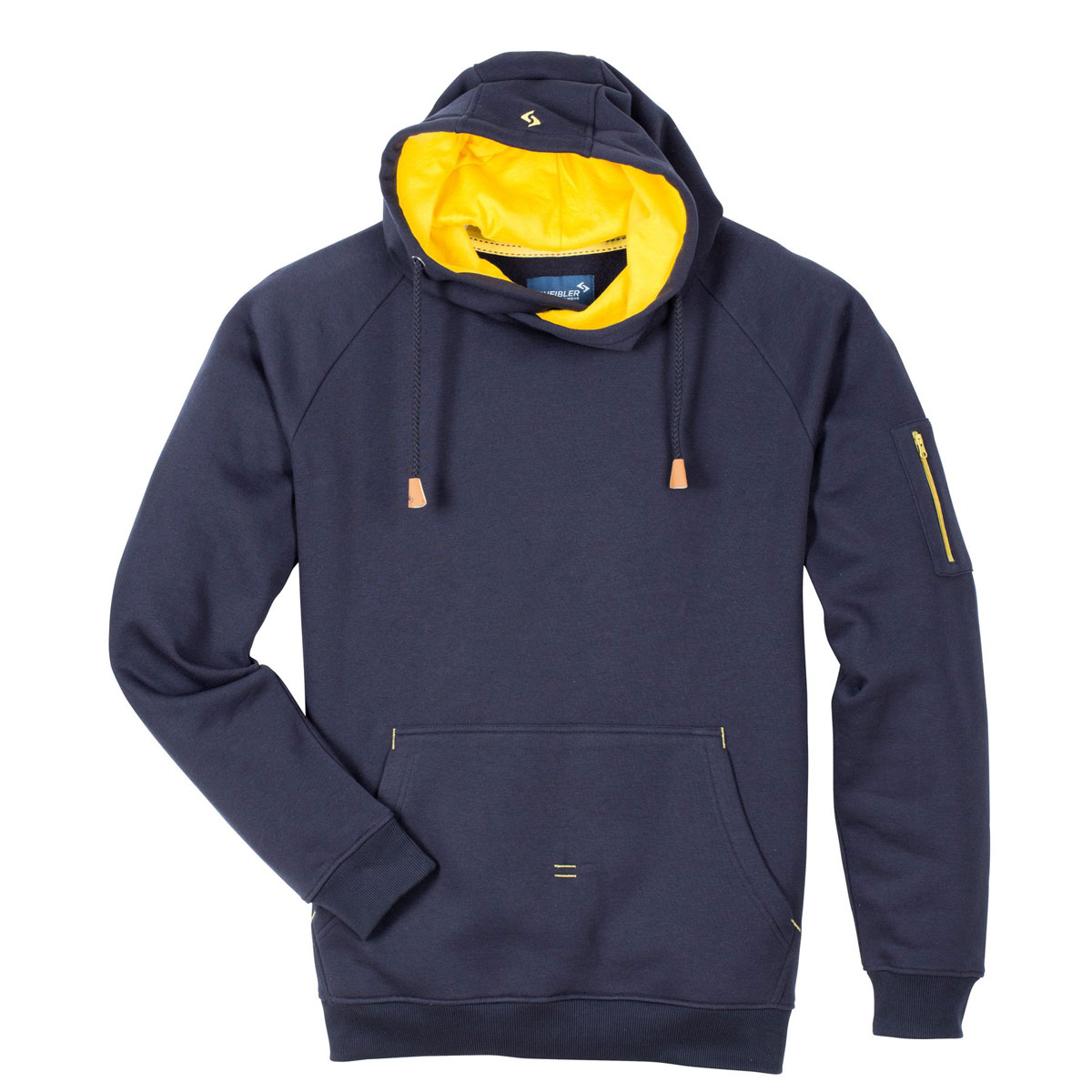 Scheibler Kapuzenpullover Active navy-gelb Größe M Scheibler Kapuzenpullover Active navy-gelb Größe M