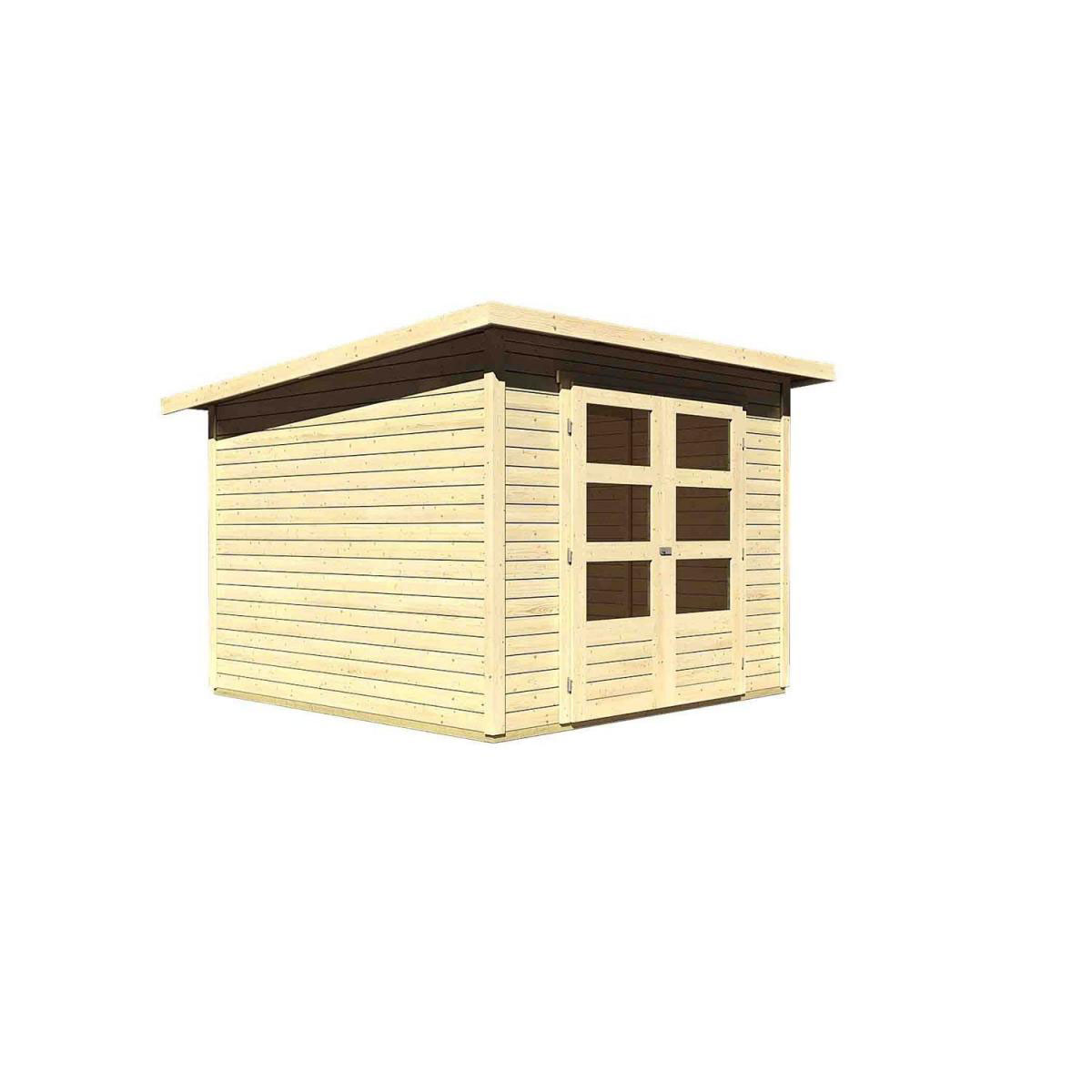 Karibu Gartenhaus Stockach 4 naturbelassen Bild 2