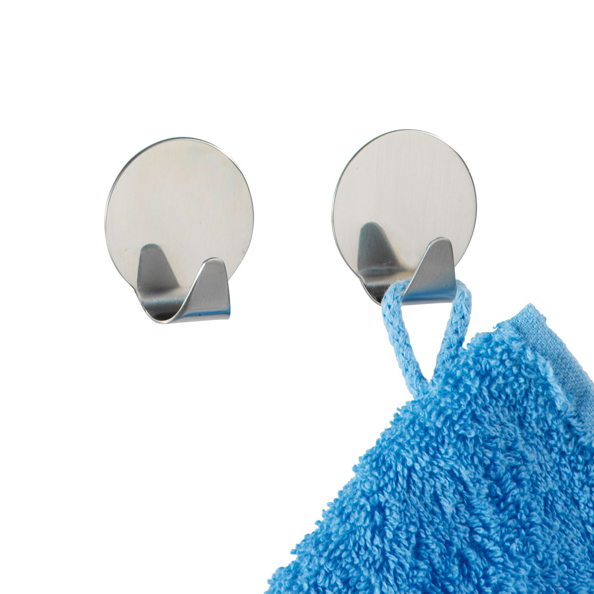 Wenko Rundhaken mittel glänzend 2er Set