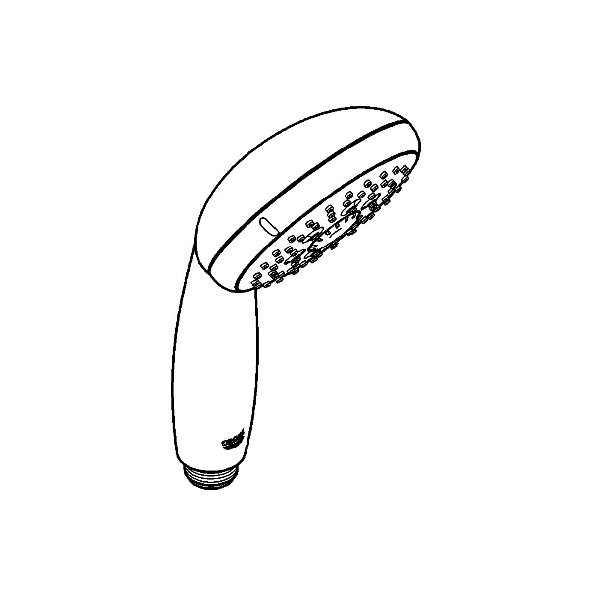 Grohe Handbrause Vitalio Start 100 HB 3 Strahlarten chrom Bild 3