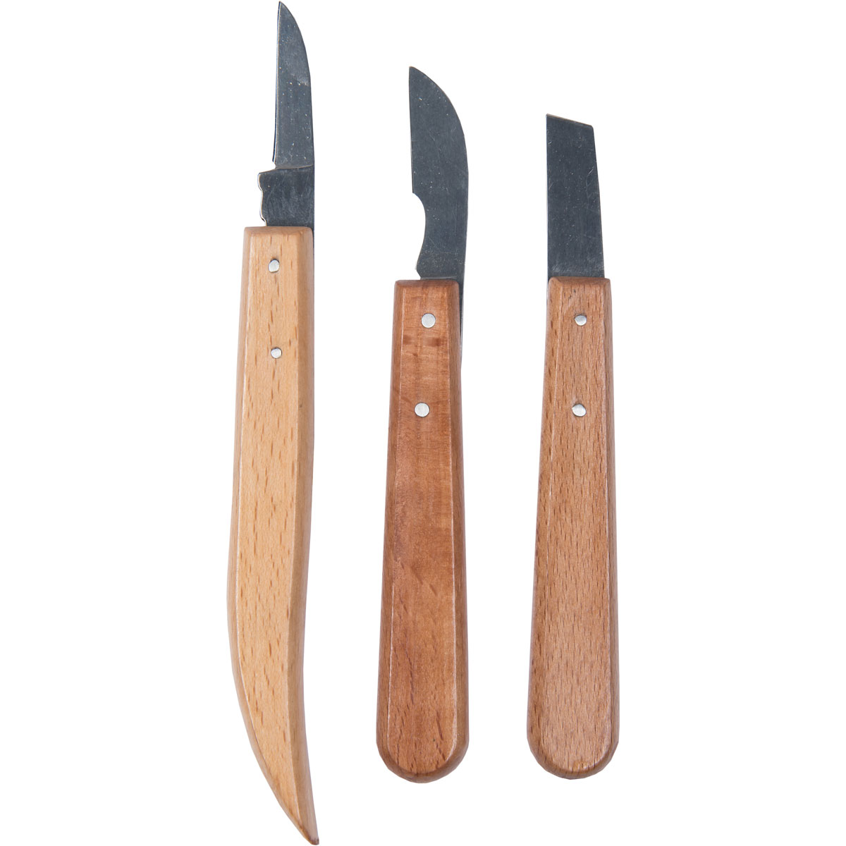 Krone  Kerbschnitzgarnitur 3 teilig Krone  Kerbschnitzgarnitur 3 teilig
