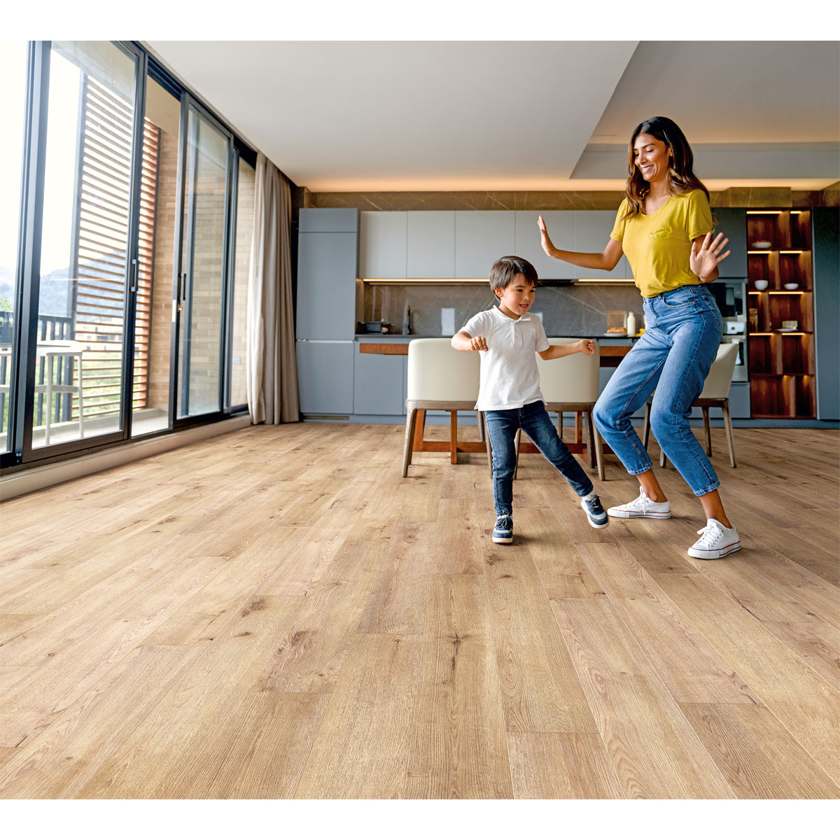 Designboden O.R.C.A Flex Sand River Oak 128,8 x 18,9 cm