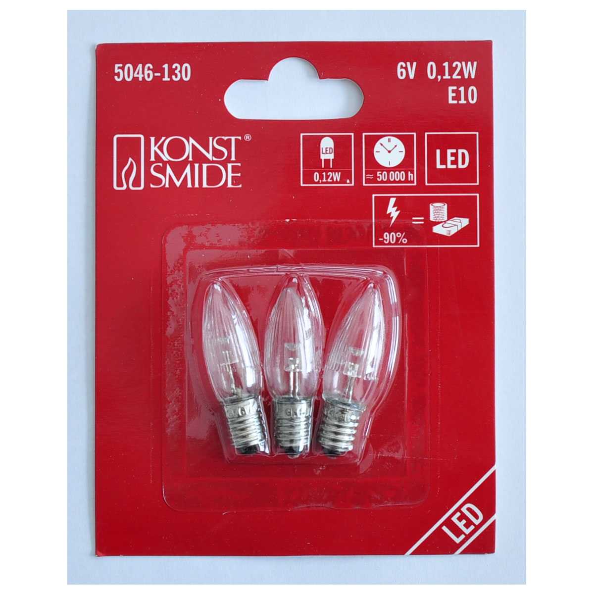 Konstsmide LED-Birne E10 3 Stück warmweiß Bild 2